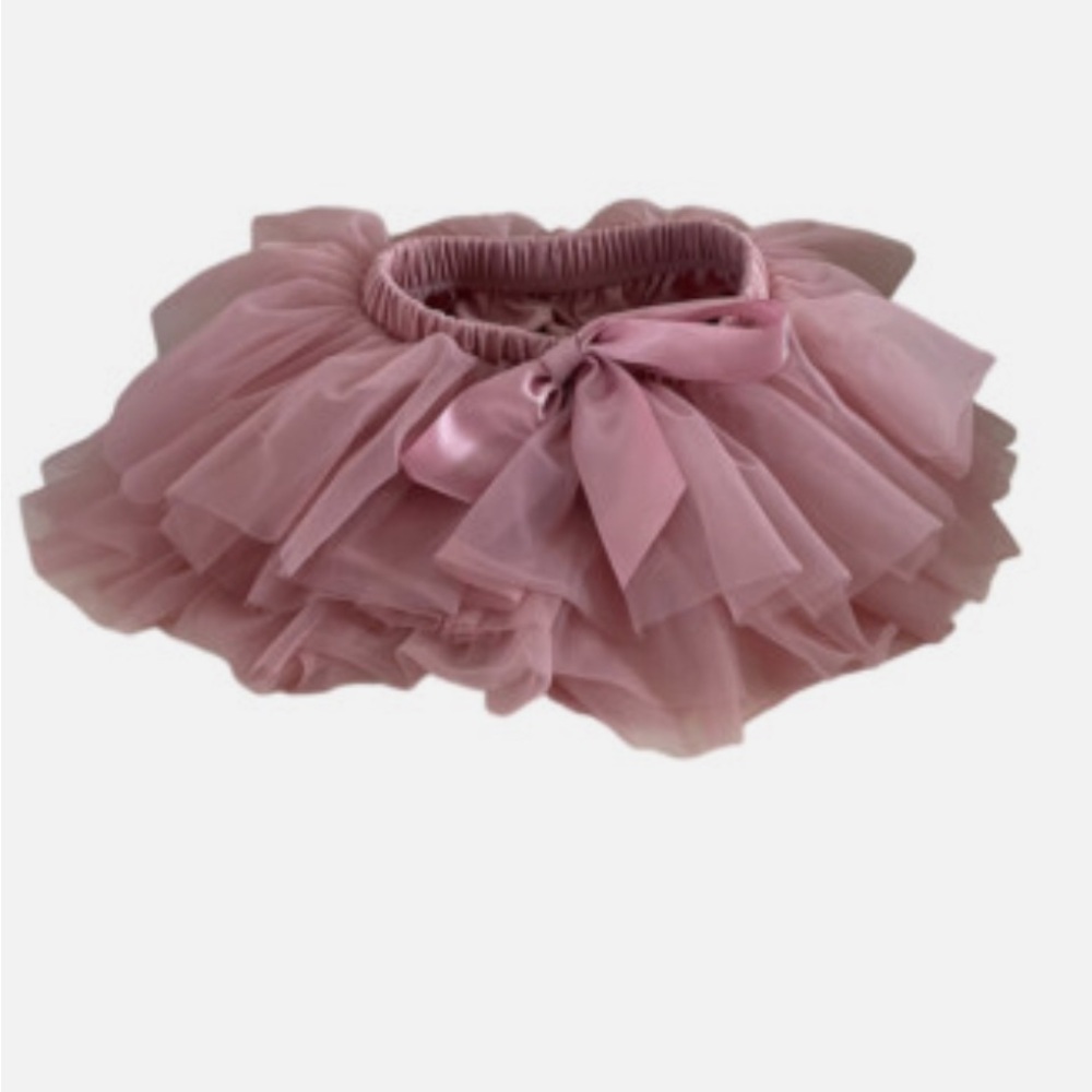 Tortoise & Rabbit Pink Ballerina Baby Toddler Tu-Tu Skirt with attached bottoms